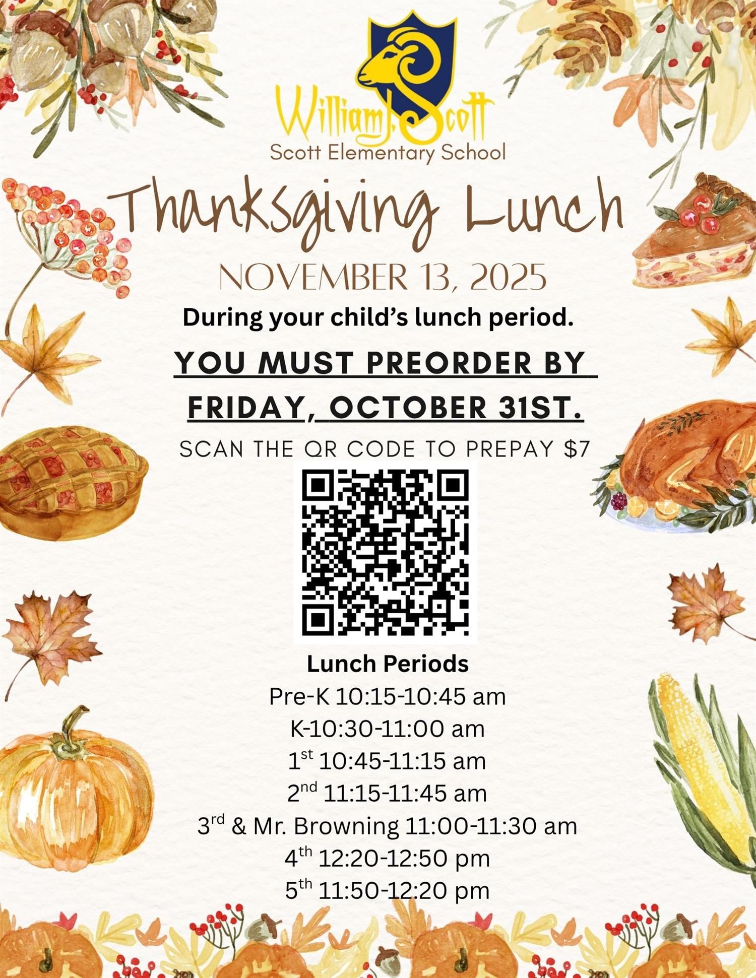  Thanksgiving Lunch